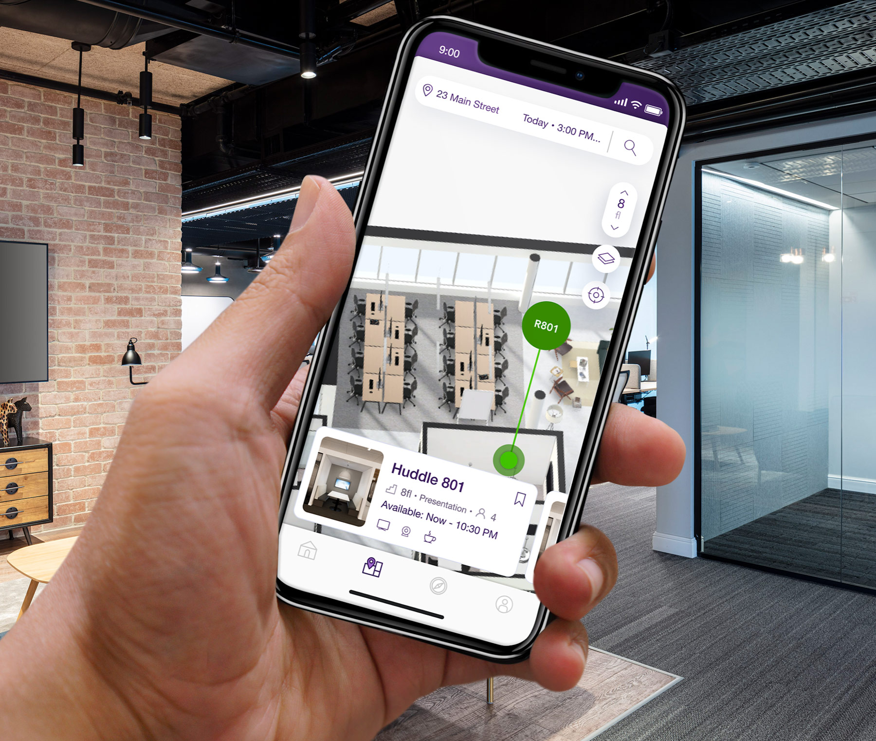 A hand holding a cell phone.