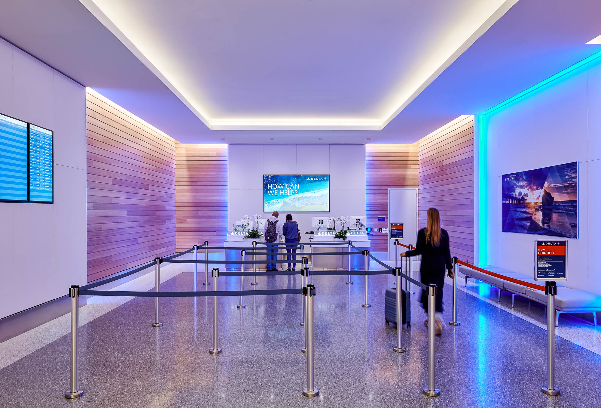 Delta Sky Way at LAX Sky Priority line