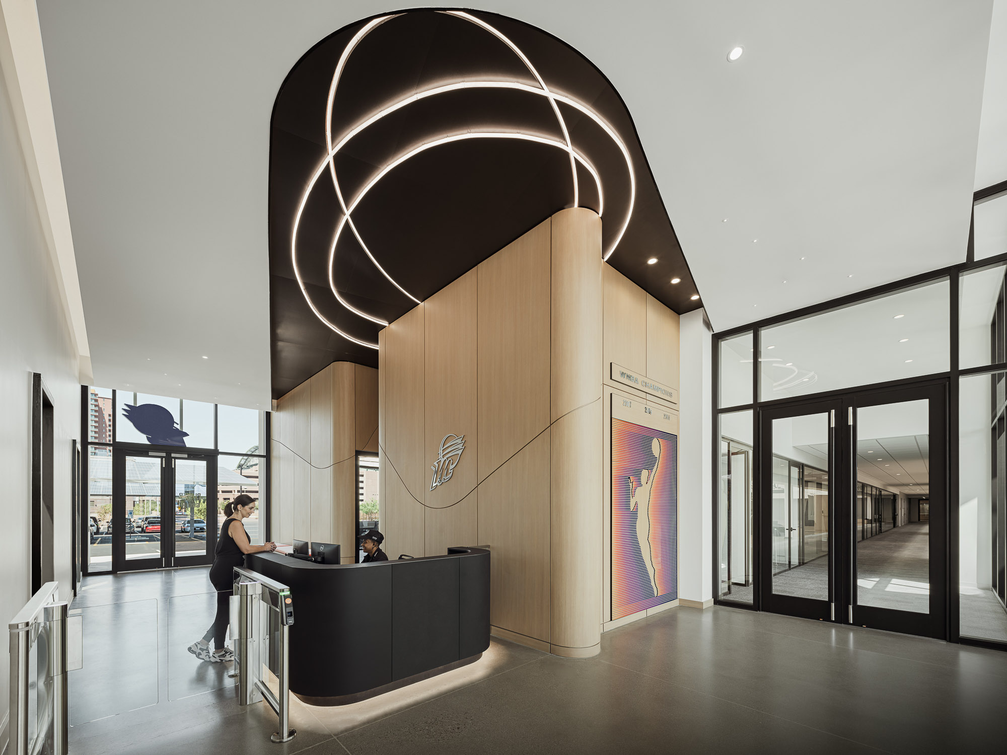 Phoenix Mercury training facility reception