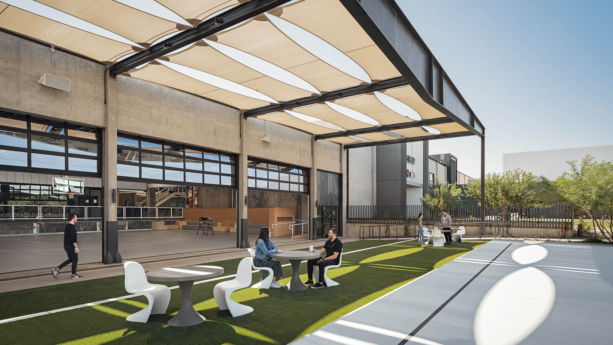 Phoenix Mercury training facility outdoor space