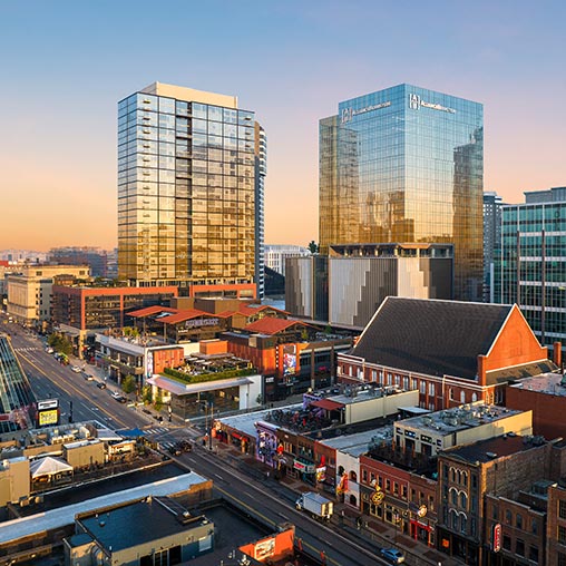 Fifth + Broadway aerial view
