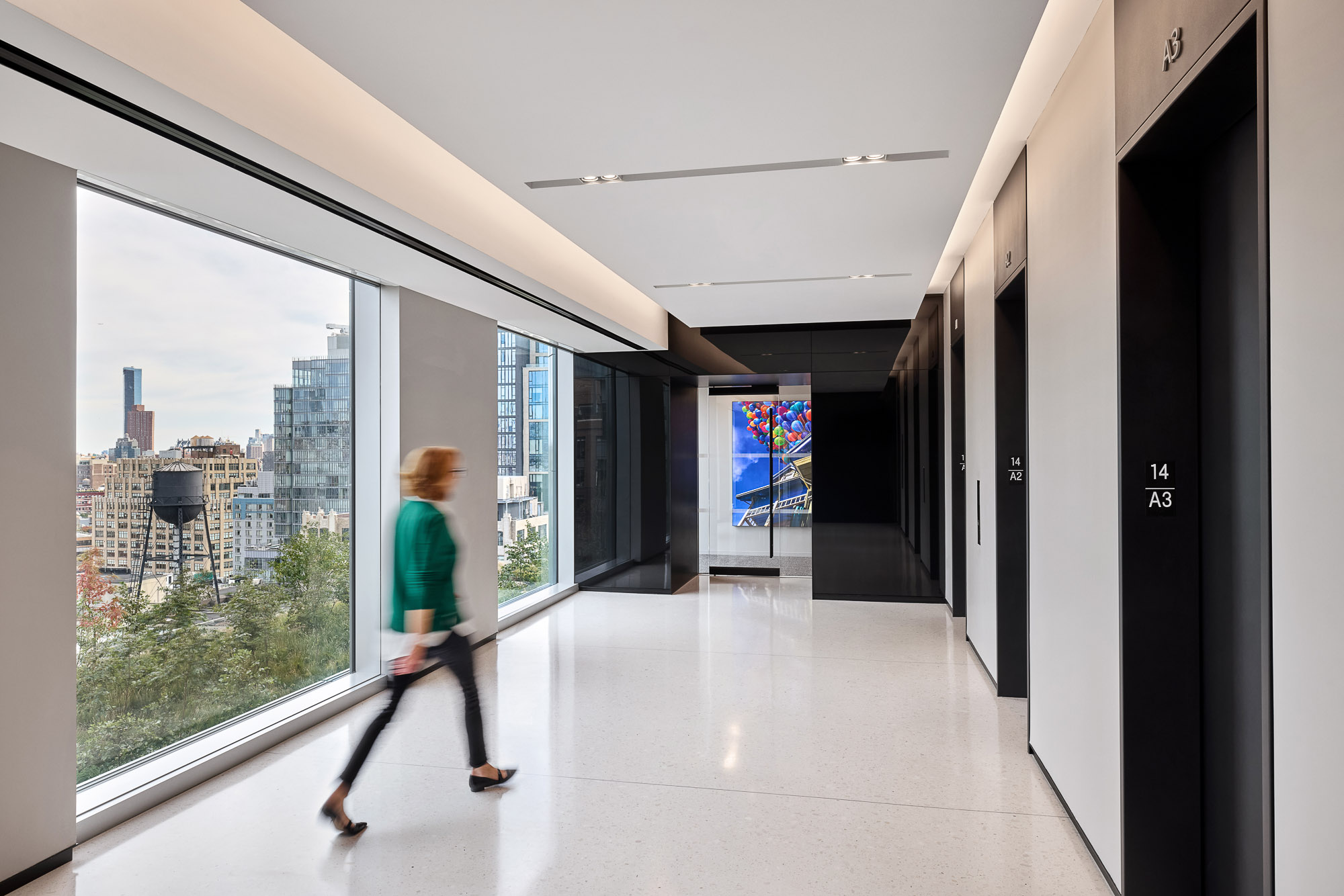 The Walt Disney Company NYC Headquarters hallway