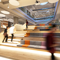 True Digital Park workplace steps