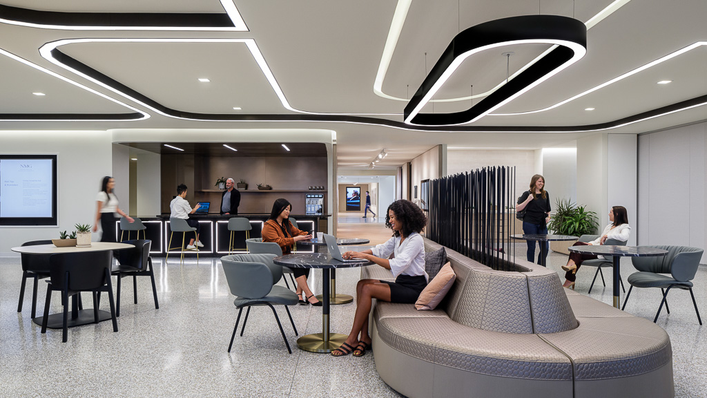 Neiman Marcus Dallas Hub workplace interior