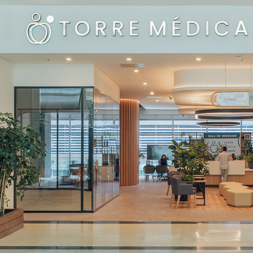 Oviedo Medical Tower entrance with sign