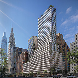 Rendering of Metro Loft Conversion of the old Pfizer HQ on 42nd Street.