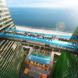 ITC Colombo One Hotel & Residences pool from above