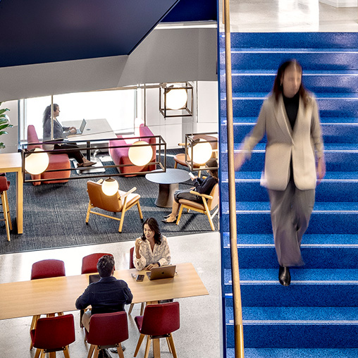 IBM flagship office staircase