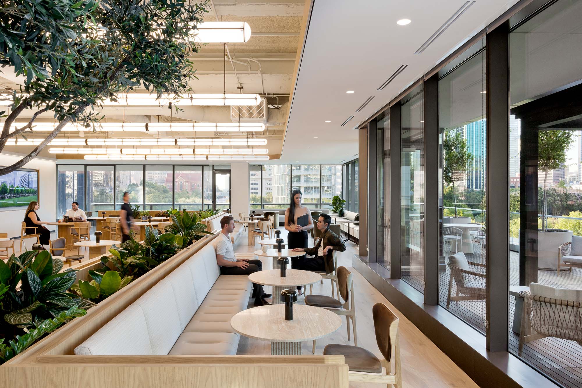 CBRE Dallas cafe
