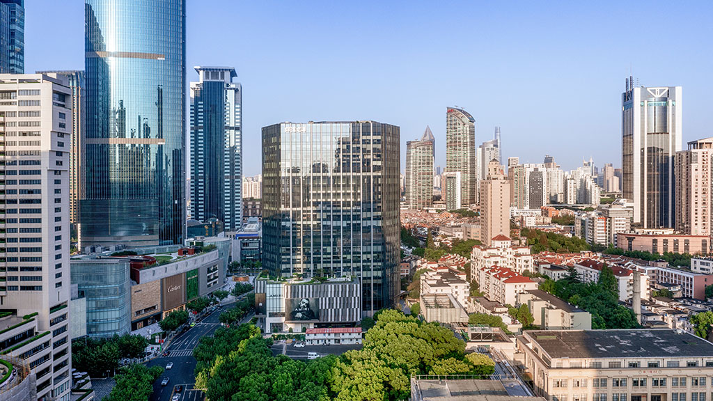 JC Mandarin Hotel aerial view