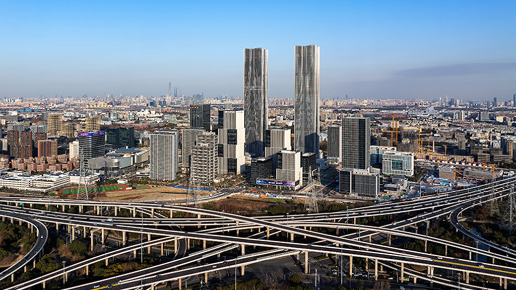 Zhangjiang Science Gate Twin Towers