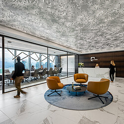 DLA Piper Vancouver reception with view