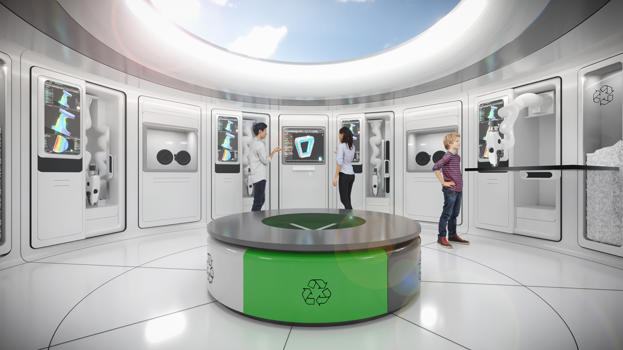LunaRecycle Challenge 3D Printing center on earth
