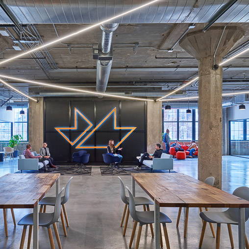mHUB Chicago innovation center interior
