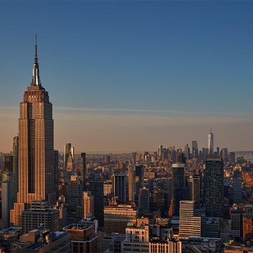 A view of the New York City skyline, captured from Confidential Technology Company.