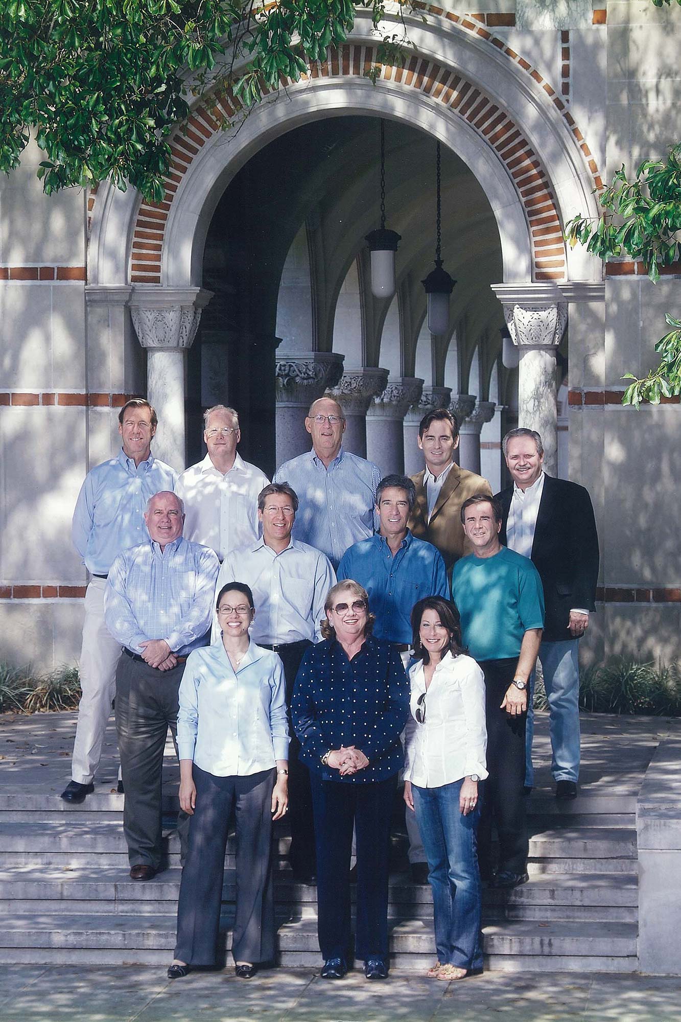 A group of people posing for a photo.