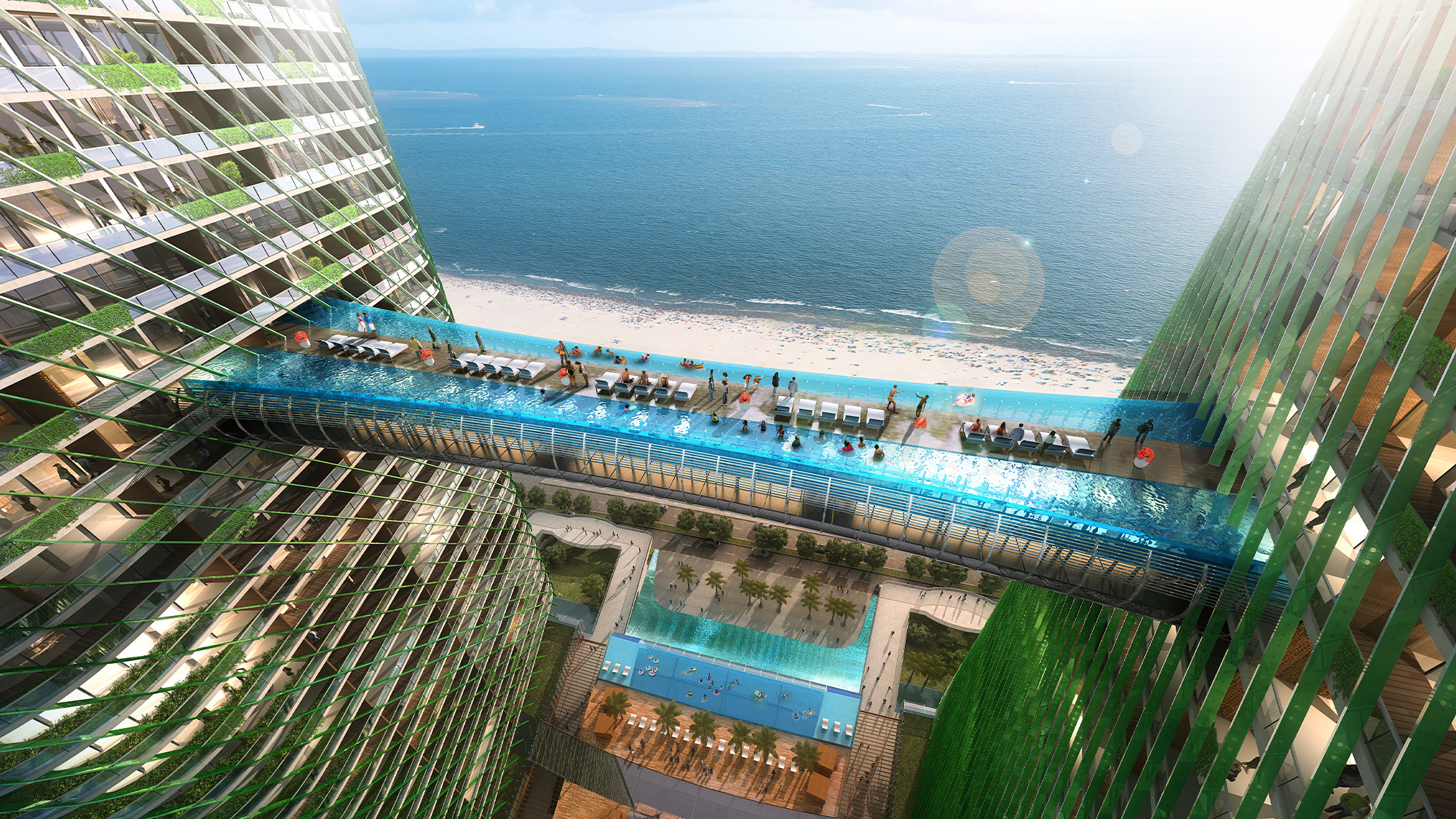 ITC Colombo aerial view